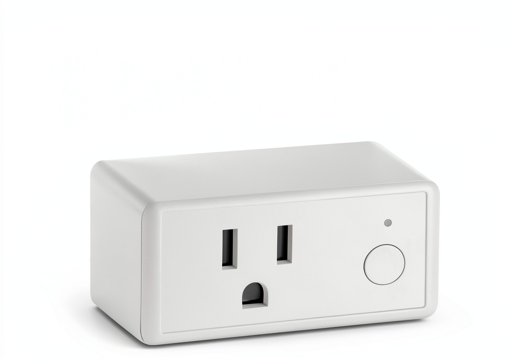 Feit Electric Smart Plug connected to a lamp in a living room