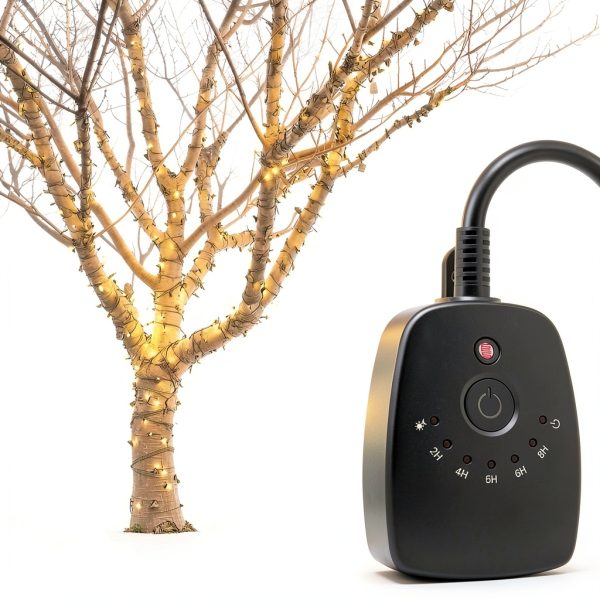 TiFFCOFiO Outdoor Timer Remote Control Waterproof Plug In-4