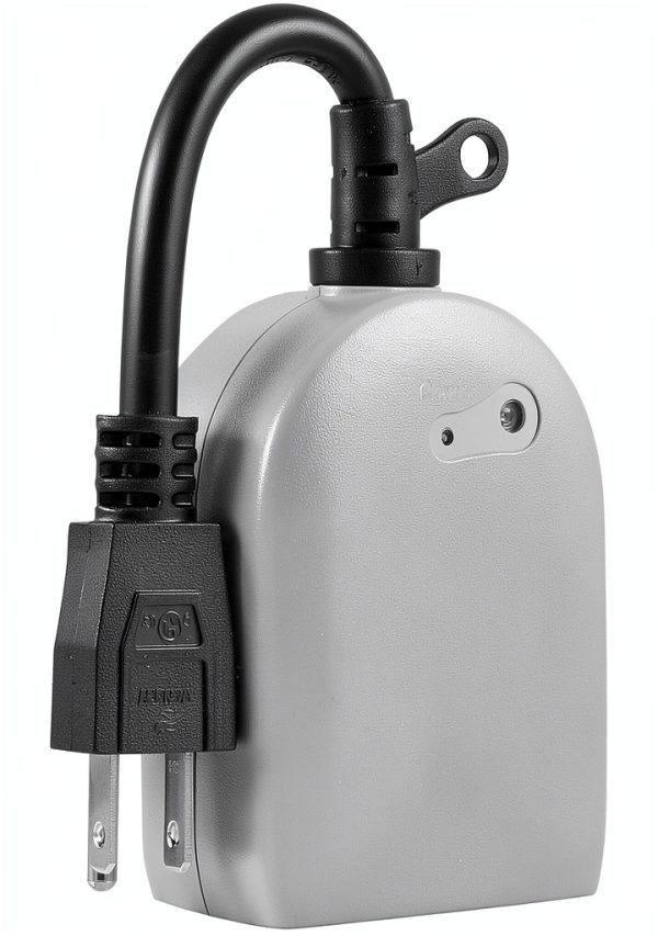 UltraPro Dusk to Dawn Timer Gray Plug In Outdoor Lighting-1