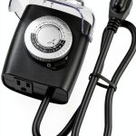 G-Homa Outdoor Light Timer Waterproof 48 Settings Black-0