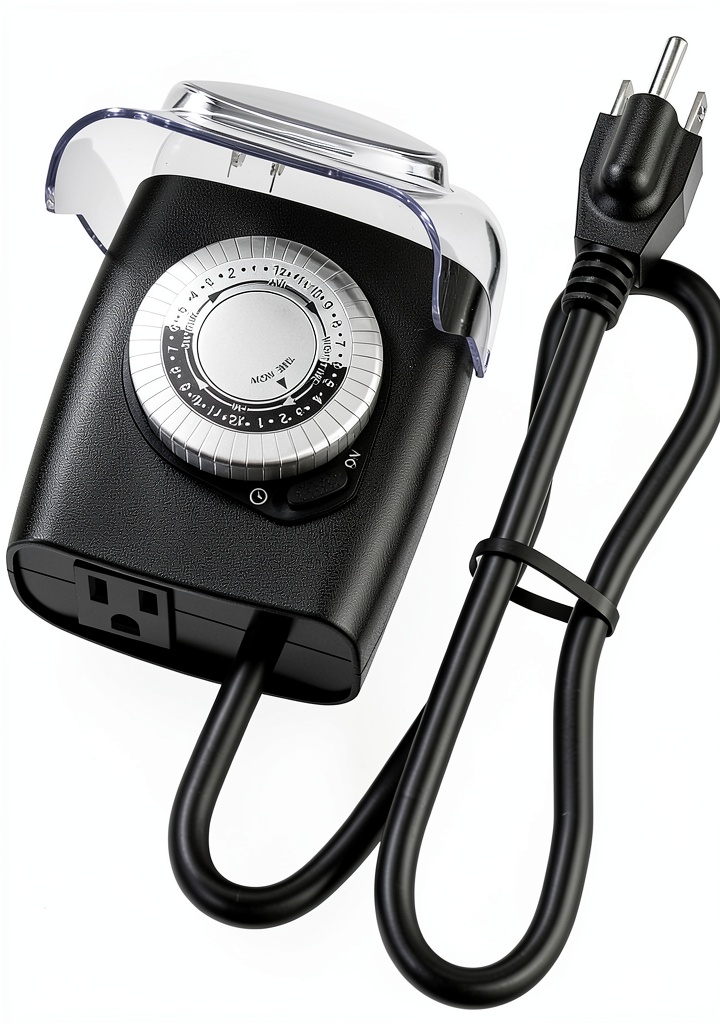 G-Homa Outdoor Light Timer installed in an outdoor socket