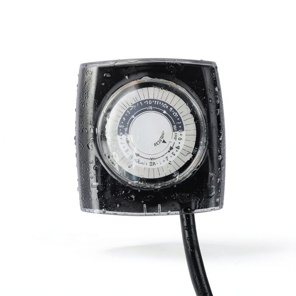 G-Homa Outdoor Light Timer Waterproof 48 Settings Black-5
