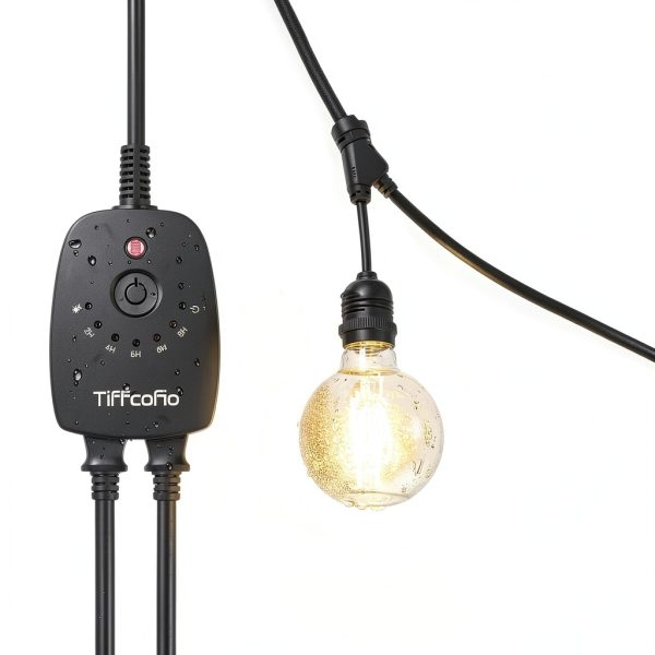 TiFFCOFiO Outdoor Timer Remote Control Waterproof Plug In-5