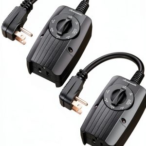 Plug In Timer DEWENWILS Waterproof Mechanical Outdoor-0