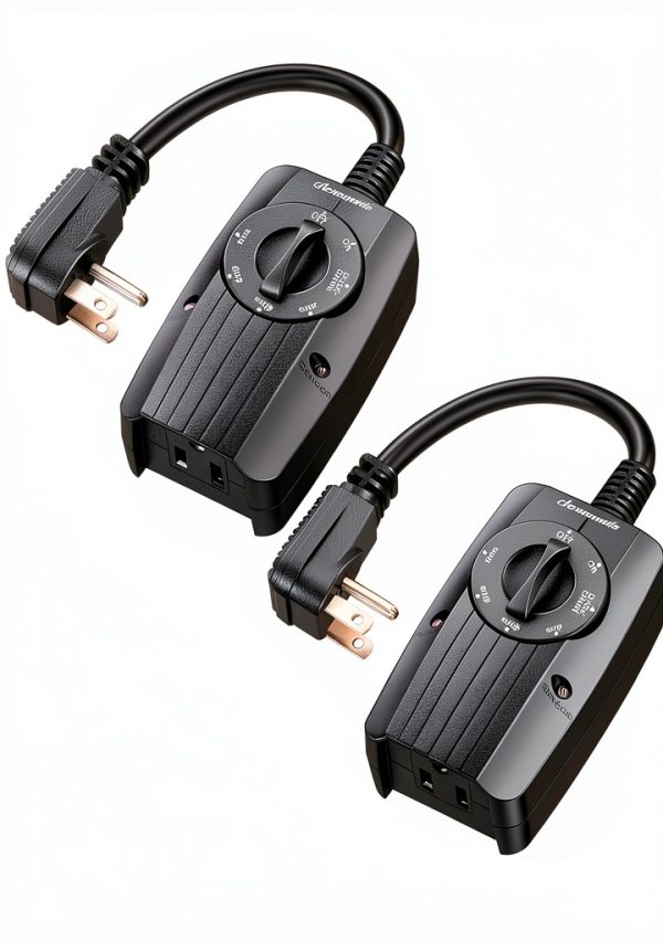 Plug In Timer DEWENWILS Waterproof Mechanical Outdoor-0