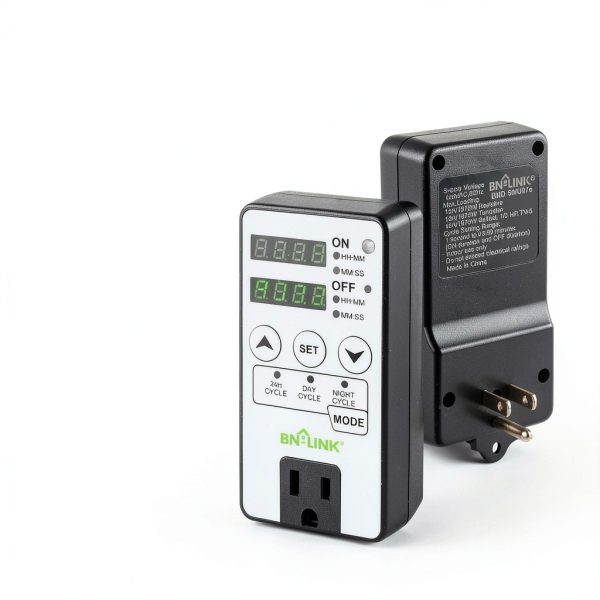 BN-LINK Digital Timer Plug-In Outlet 3 Settings Energy-2
