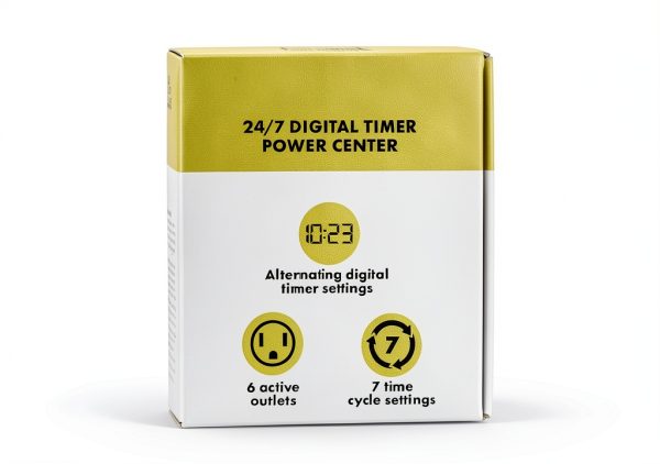 Central Garden Digital Timer Power Strip 8 Outlets-4