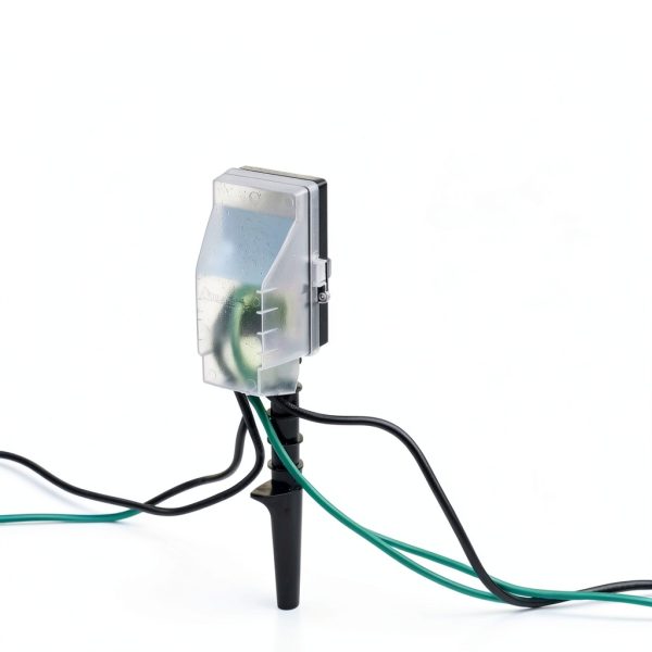 SURAIELEC Outdoor Timer Outlet Waterproof Six Outlet Stake-3