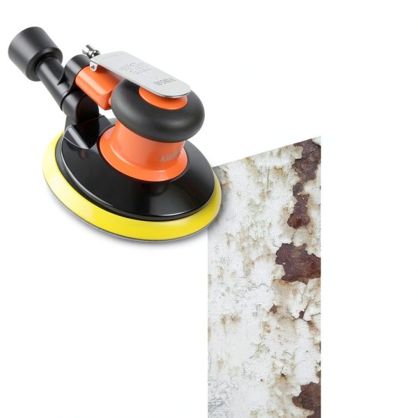 KAMSIN 6 Inch Air Sander 11000 RPM Ergonomic Design-7