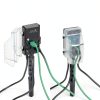 SURAIELEC Outdoor Timer 15FT Cord Dusk to Dawn Sensor-3