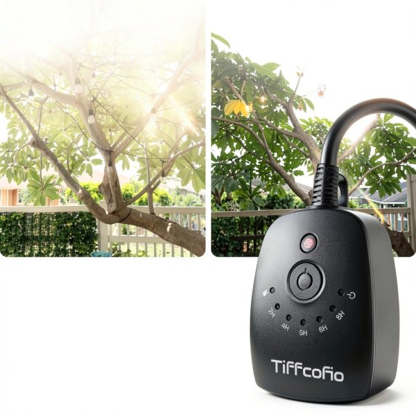 TiFFCOFiO Outdoor Timer Remote Control Waterproof Plug In-2
