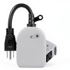 UltraPro Dusk to Dawn Timer Gray Plug In Outdoor Lighting-3