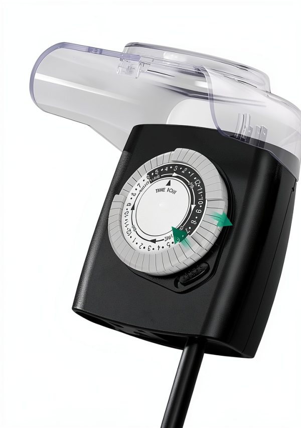 G-Homa Outdoor Light Timer Waterproof 48 Settings Black-7