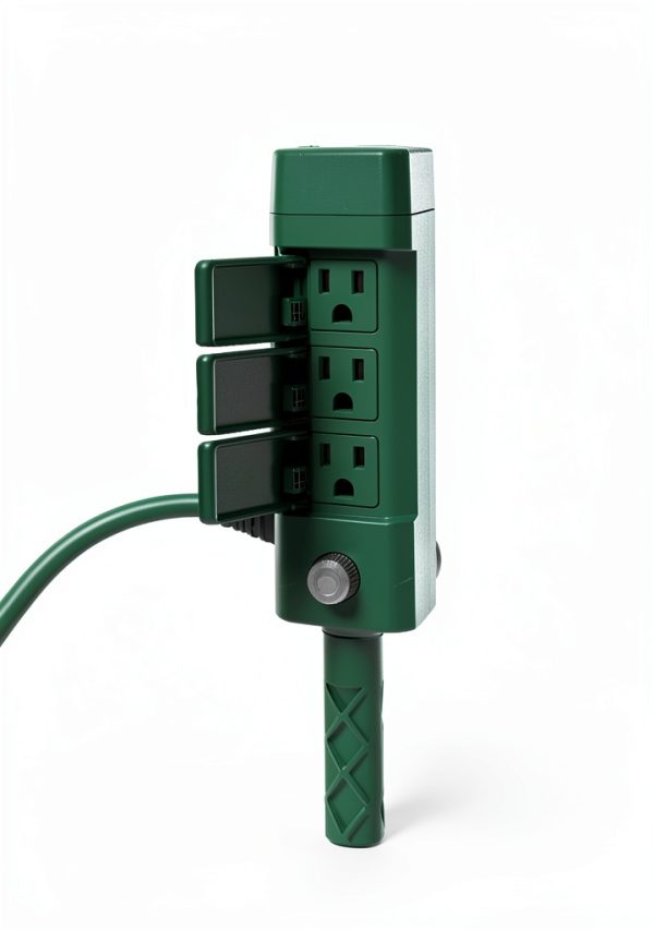 HBN Outdoor Smart Plug App Voice Control Green 13WT-6