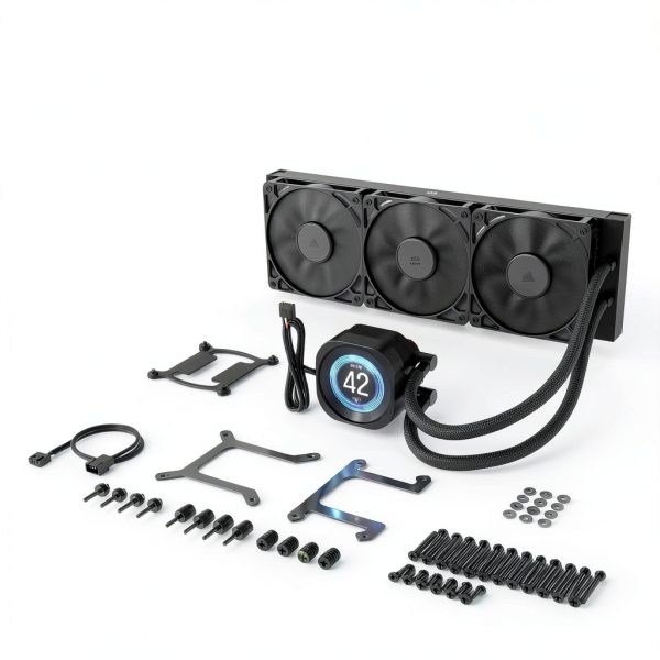 Corsair Nautilus 360 RS LCD CPU Cooler 360mm AIO IPS Screen Black-7