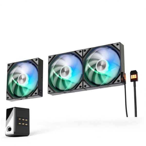 TRYX Panorama 360 ARGB 360mm AIO Cooler 6.67" AMOLED Screen 2025 P360A-5