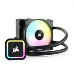 Corsair H60x RGB Elite Liquid CPU Cooler - 16 Dynamic RGBLEDs - SP120 Elite Series PWM Fan with AirGuide Technology - Intel® LGA 1700, 1200, 115X, 2066, AMD® AM5/AM4 Sockets - Black (Renewed)-0