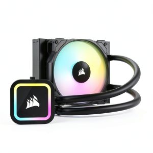 Corsair H60x RGB Elite Liquid CPU Cooler - 16 Dynamic RGBLEDs - SP120 Elite Series PWM Fan with AirGuide Technology - Intel® LGA 1700, 1200, 115X, 2066, AMD® AM5/AM4 Sockets - Black (Renewed)-0