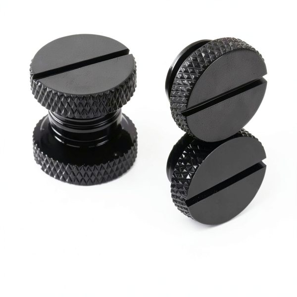 Hotop 10 Pcs Black G 1/4 PC Water Cooling Plug Fittings with O- Ring Stop Fitting for Computer Water Cooling System-4