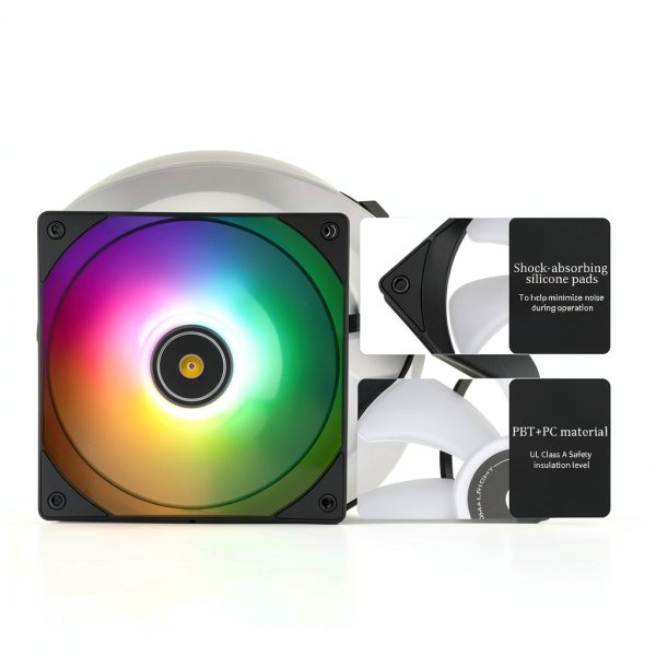 Thermalright Frozen Notte 240 Black ARGB V2 Water Cooling CPU Cooler,240Black CPU Cooler Specifications, Double PWM Fans, S-FDB Bearings, Suitable for AMD/AM4 AM5,Intel LGA 1700/1150/1151/1200/2011-4