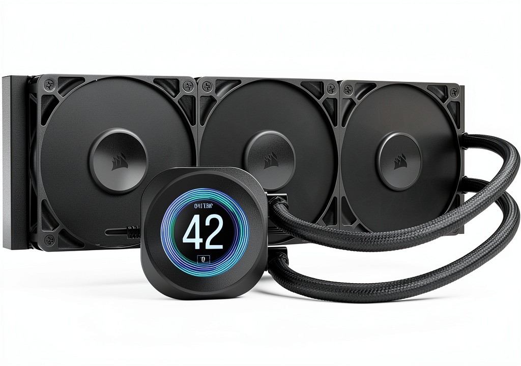 Product front view showing all components