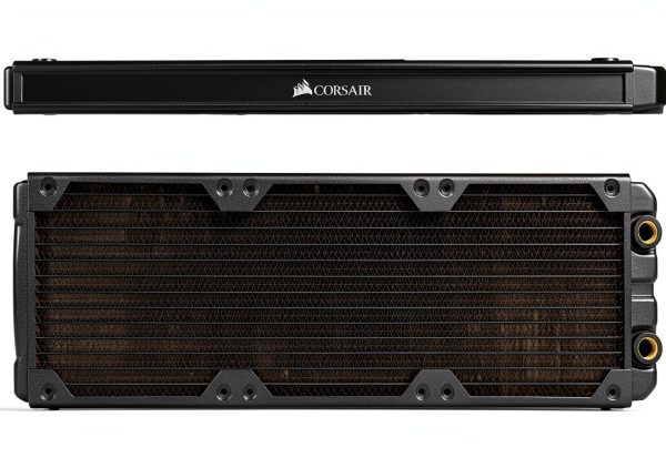 CORSAIR Hydro X Series XR5 360mm Water Cooling Radiator - Triple 120mm Fan Mounts - Premium Copper Construction - Easy Installation - Black-0