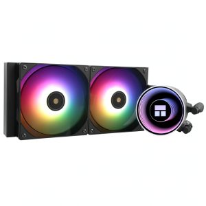 Thermalright Frozen Notte 240 Black ARGB V2 Water Cooling CPU Cooler,240Black CPU Cooler Specifications, Double PWM Fans, S-FDB Bearings, Suitable for AMD/AM4 AM5,Intel LGA 1700/1150/1151/1200/2011-0