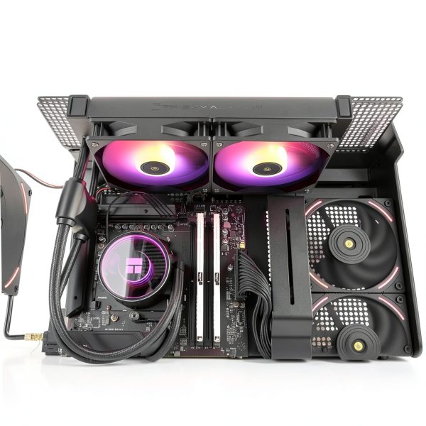 Thermalright Frozen Notte 240 Black ARGB V2 Water Cooling CPU Cooler,240Black CPU Cooler Specifications, Double PWM Fans, S-FDB Bearings, Suitable for AMD/AM4 AM5,Intel LGA 1700/1150/1151/1200/2011-1