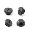Hotop 10 Pcs Black G 1/4 PC Water Cooling Plug Fittings with O- Ring Stop Fitting for Computer Water Cooling System-1