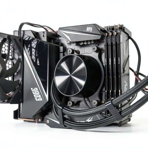 ID-COOLING FX360 PRO Liquid CPU Cooler 360mm AIO with 3x120mm Fans-5