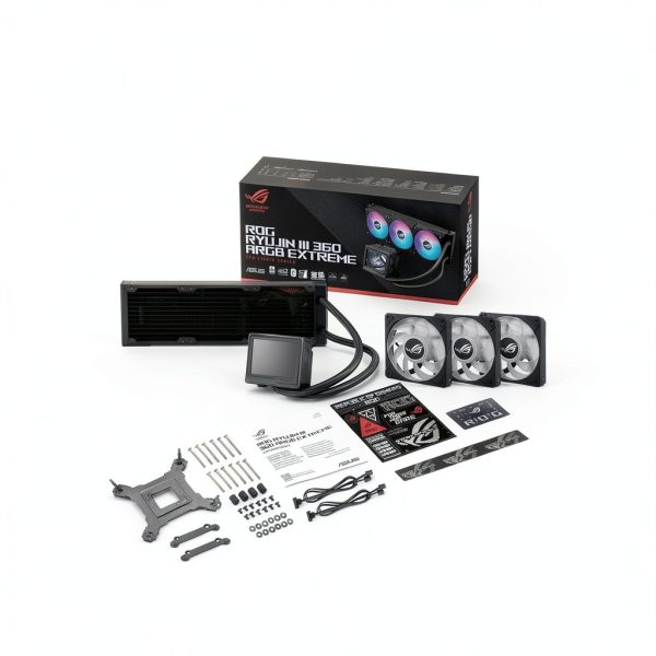 ASUS ROG Ryujin III 360 ARGB Extreme Liquid Cooler 360mm Black LCD-5