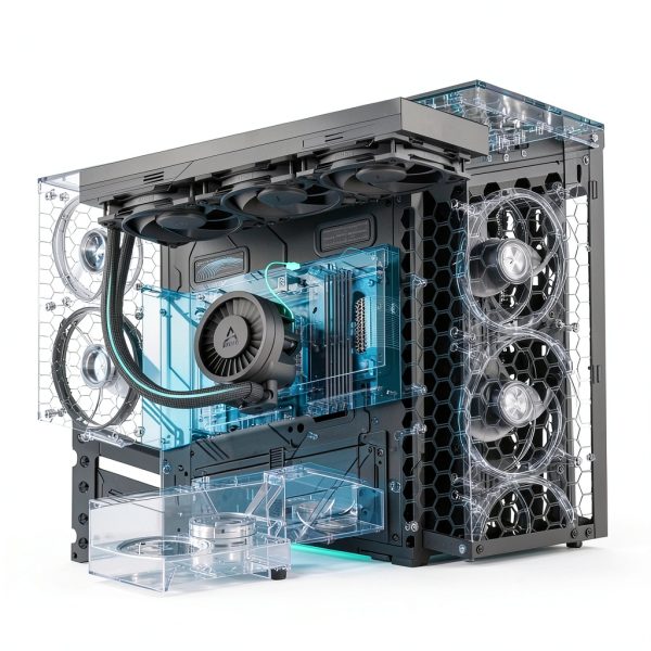 ARCTIC Liquid Freezer III Pro 420 Cooler 140mm Fan 38mm Radiator Black-5